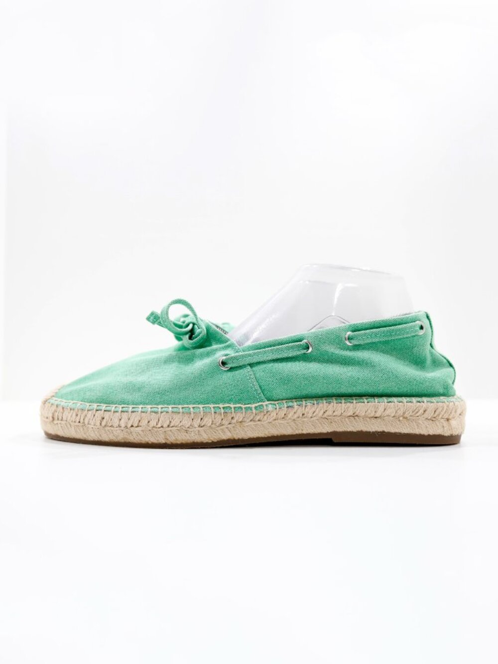 POLO by Ralph Lauren Green Canvas Flat Espadrilles - Women's 11 NWOB